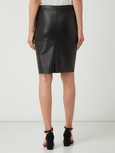 Vero Moda Spódnica ołówkowa z imitacji skóry model ‘Butter Sia’ Czarny 5