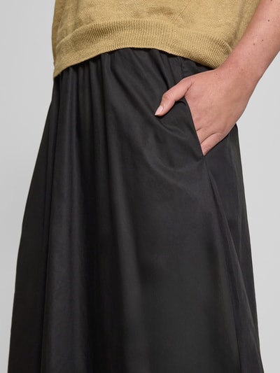 Christian Berg Woman Maxirock mit elastischem Bund Black 3