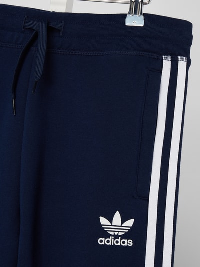 adidas Originals Spodnie dresowe z paskami z logo Granatowy 2