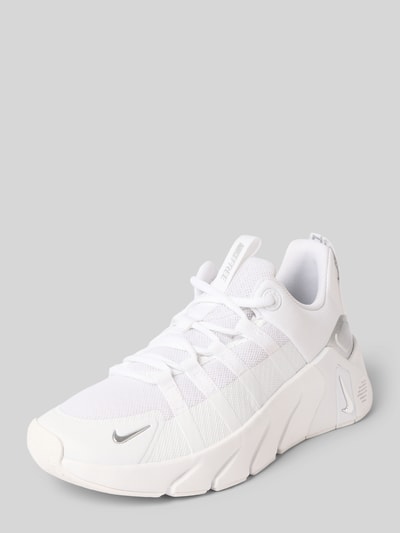 Produktfoto, Sneaker mit Logo-Detail Modell 'Metcon' von Nike in Weiß, abgerundete Passform, Schnürverschluss, Absatzhöhe 6 cm, Schafthöhe 7 cm, Schaftweite 6 cm, Damen Sneaker.