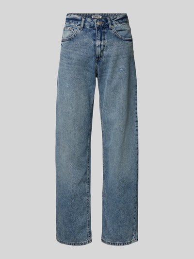 Only Straight Fit Jeans aus reiner Baumwolle Modell 'ELLA' Jeansblau 2