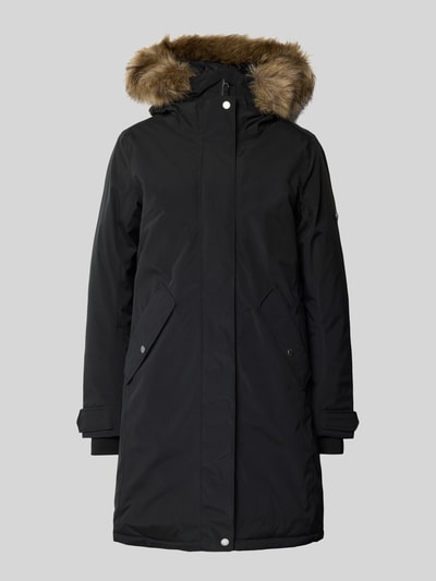 Didriksons Parka met klepzakken, model 'ERNA' Zwart - 2