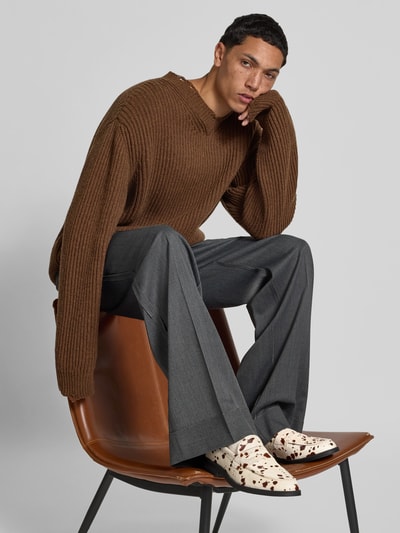 Duke & Dexter Loafer mit strukturierter Sohle Weiss 1