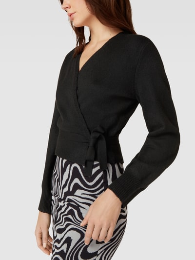 REVIEW Cardigan mit Schnürband Schwarz 3