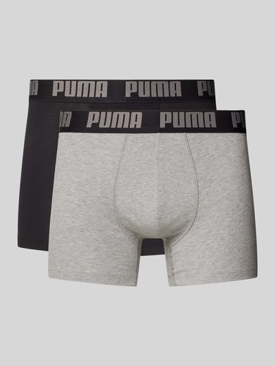 Puma Boxershort met labeldetail in een set van 2 stuks Middengrijs - 1