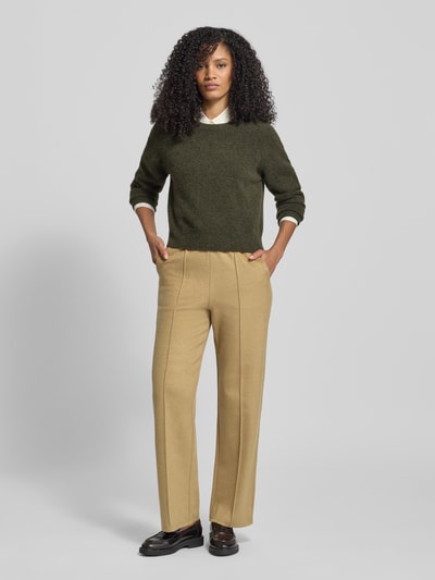 Weekend Max Mara Regular Fit Sweatpants mit Schurwoll-Anteil Modell 'SPONDA' Camel 1