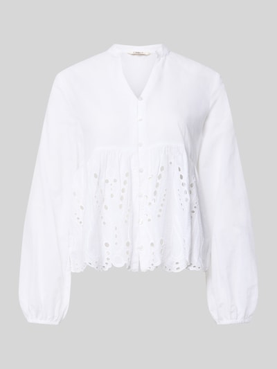 ONLY Regular Fit Bluse aus reiner Baumwolle Modell 'DEWINA' Weiss 2