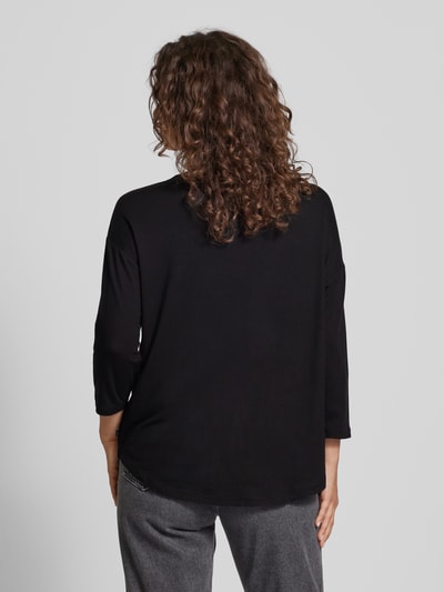 QS Longsleeve mit überschnittenen Schultern und 3/4-Arm Black 5