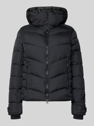 FIRE + ICE Gewatteerd jack met capuchon, model 'SAELLY' Zwart - 2