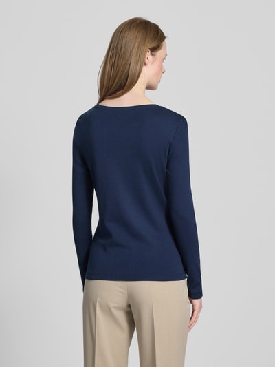 Christian Berg Woman Bluzka z długim rękawem z dekoltem okrągłym Ciemnoniebieski 5