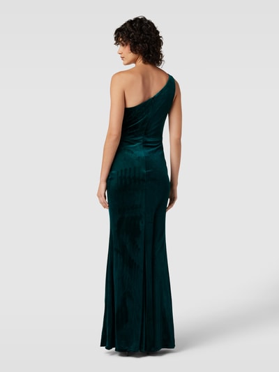 Luxuar Abendkleid mit One-Shoulder-Träger Gruen 5