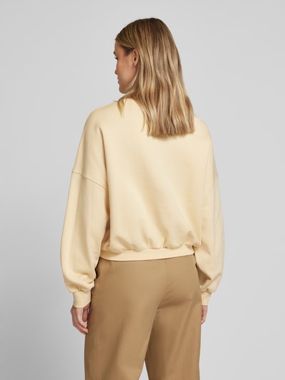 INFLUENCER'S CHOICE BY P&C* Krótka bluza z obniżonymi ramionami Pastelowy żółty 5