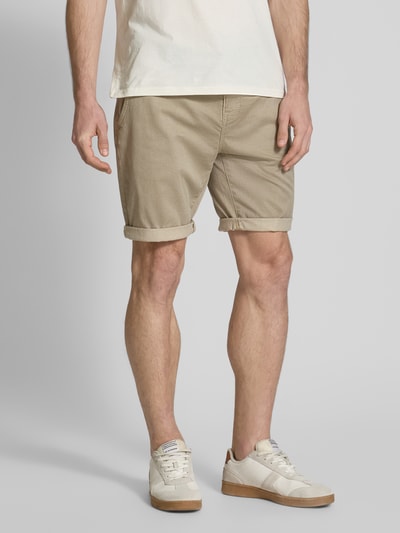 Lerros Bermudas mit Gürtel und Gesäßtaschen Beige 4