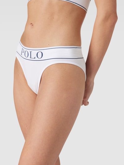 Polo Ralph Lauren Slip met logoprint, model 'Modern Brief' Wit - 3