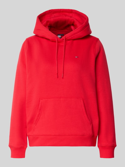 Tommy Jeans Regular Fit Hoodie aus Baumwoll-Mix Rot 2