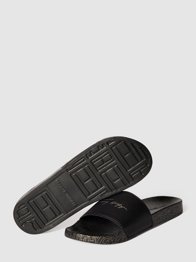 Tommy Hilfiger Slides mit Allover-Logo-Muster Black 5