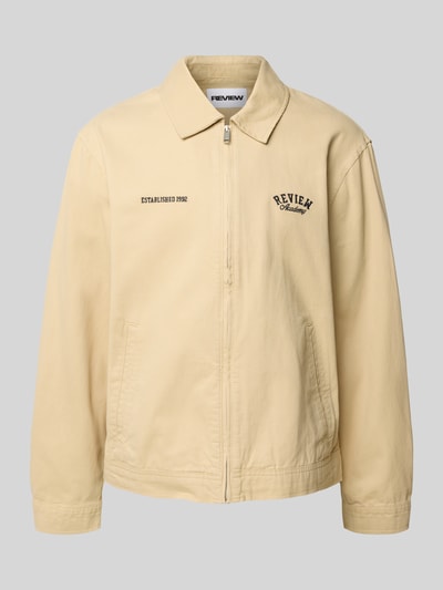 REVIEW Twill seizoensjack met steekzakken Beige - 2