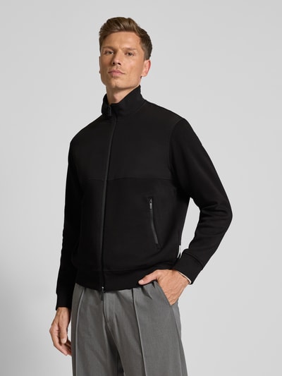 ARMANI EXCHANGE Sweatjacke mit Zweiwege-Reißverschluss Modell 'FELPA' Black 4