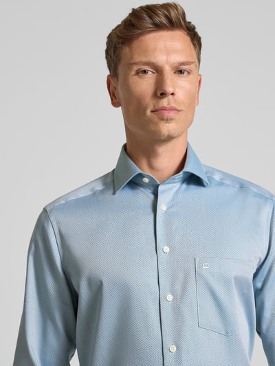 OLYMP Modern Fit Business-Hemd mit Kentkragen Modell 'Global Kent' Gruen 3