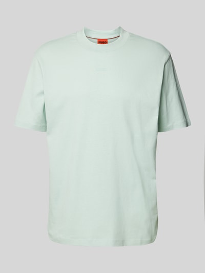 HUGO T-Shirt mit Label-Print Modell 'Dapolino' Mint 2
