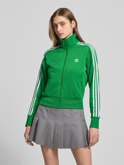 adidas Originals Bluza rozpinana ze stójką Zielony 4