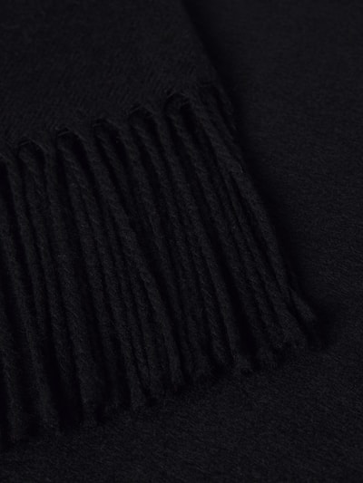 Fraas Szal ze sznurkowymi wykończeniami model ‘Cashmink’ Czarny 2