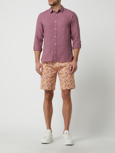 Scotch & Soda Korte chino met stretch, model 'Stuart' Roze - 1