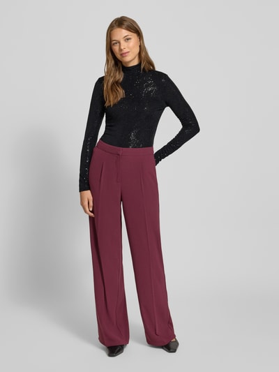 HUGO Shirt met lange mouwen en pailletten, model 'DRISILA' Zwart - 1