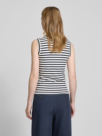 Marc Cain Top met col Marineblauw - 5