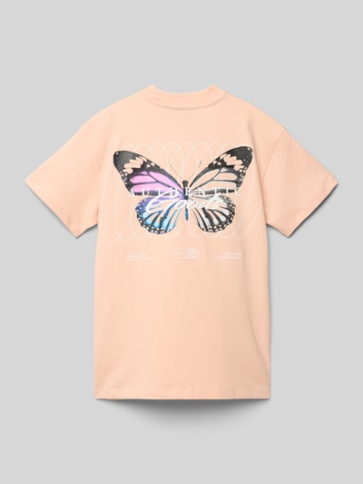 CARS JEANS T-Shirt mit Motiv-Print Modell 'ASTORK' Apricot 3