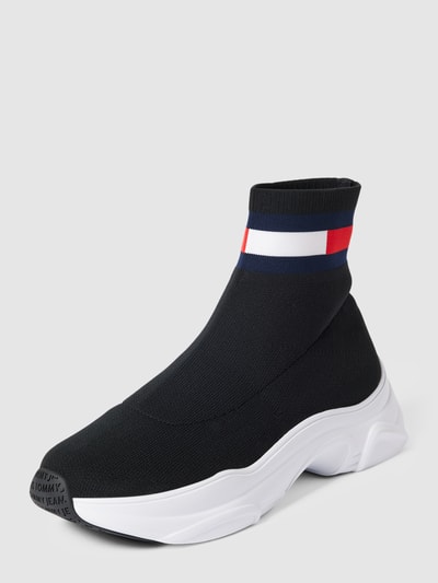 Tommy Jeans Slip-On-Sneaker mit Logo-Print Black 2