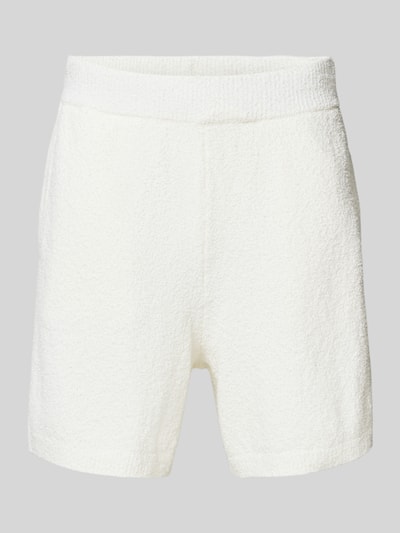 Produktfoto, Relaxed Fit Sweatshorts aus Baumwoll-Mix von Lacoste in Optik: Unifarben, Bouclé-Textur, Label-Patch, elastischer Bundabschluss mit Tunnelzug und seitlichen Eingrifftaschen, Materialverarbeitung: Baumwoll-Mix.