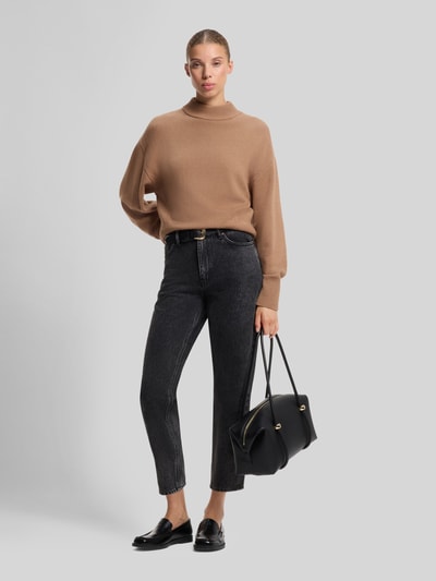 HUGO Loose Fit Pullover aus Woll-Mix Modell 'Sorellenio' Beige 1