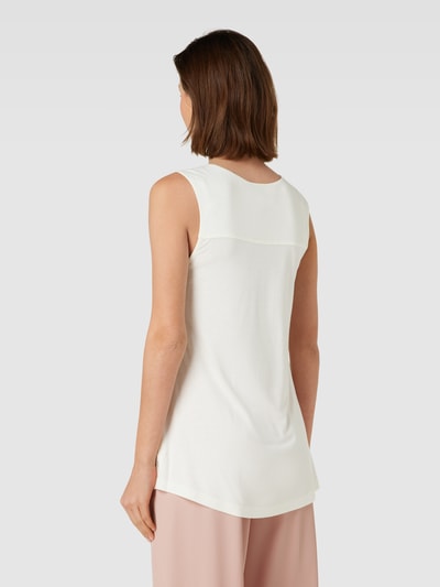 Marc O'Polo Tanktop met zijsplitten Offwhite - 5