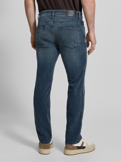 BOSS Orange Slim Fit Jeans aus Baumwoll-Mix Modell 'DELAWARE' Jeansblau 5