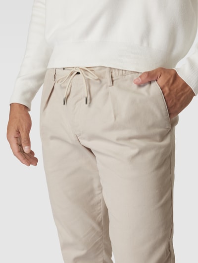 Profuomo Chino met paspelzakken Beige - 3