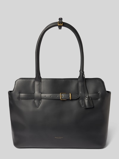 Marc O'Polo Shopper van echt rundleer Zwart - 2