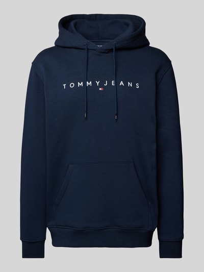 Tommy Jeans Bluza z kapturem z wyhaftowanym logo Granatowy 2