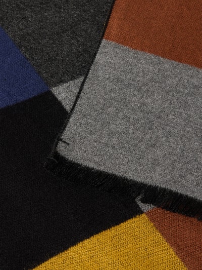 Christian Berg Men Schal mit Ausfransungen GELB 2