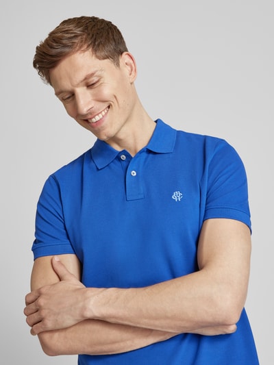 MCNEAL Poloshirt mit Label-Stitching  Royal 3