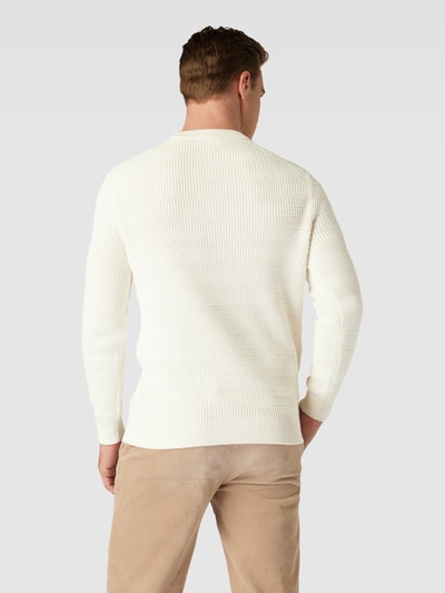 Esprit Collection Gebreide pullover met streepmotief Offwhite - 5