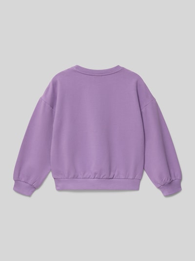 s.Oliver RED LABEL Regular Fit Sweatshirt aus Baumwoll-Mix Lavender 3