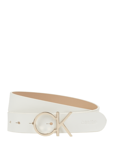 CK Calvin Klein Leren riem Wit - 1