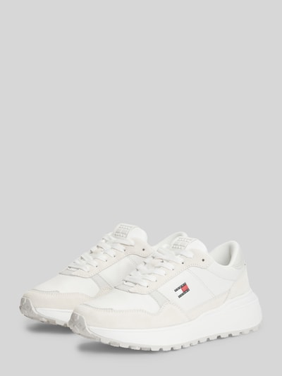 Tommy Jeans Sneakersy z naturalnej skóry Écru 1