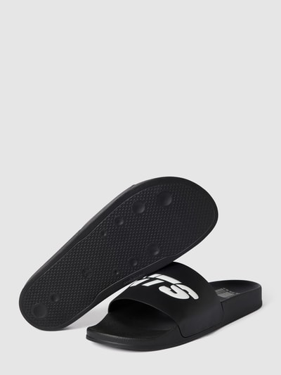 VTMNTS Slides mit Label-Details Black 5