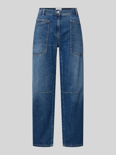 Cambio Tapered Fit Jeans mit aufgesetzten Taschen Modell 'OCEAN' Blau 2