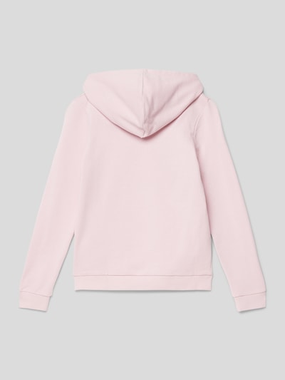 Guess Hoodie mit Label-Detail in metallic Rosé 3