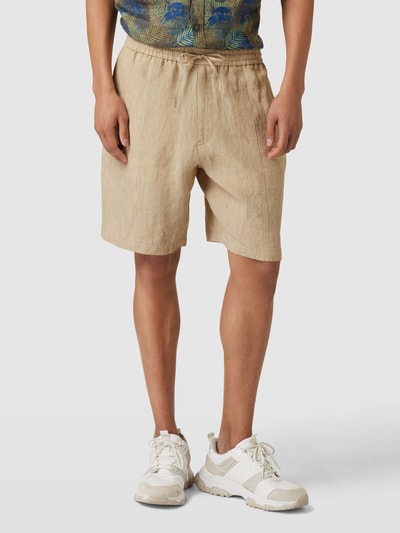 Emporio Armani Bermudas mit elastischem Bund Beige 4