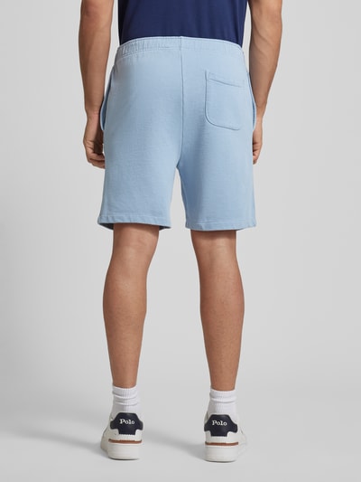 Polo Ralph Lauren Regular Fit Sweatshorts mit Tunnelzug Hellblau 5