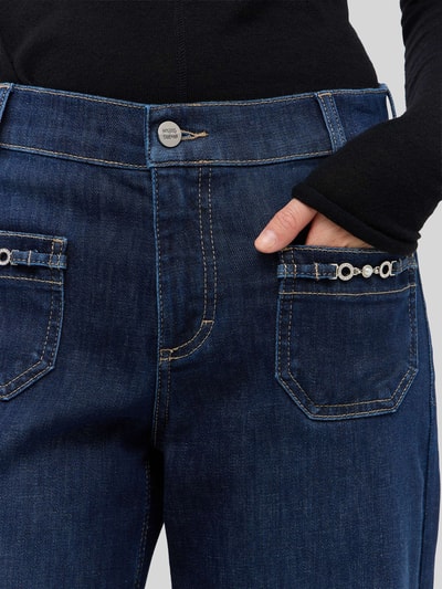 ANGELS Bootcut jeans van katoenmix model 'Liz Glory' Donkerblauw - 3